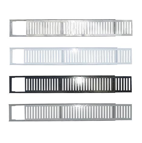 GRELHA EM ALUMÍNIO - CINZA